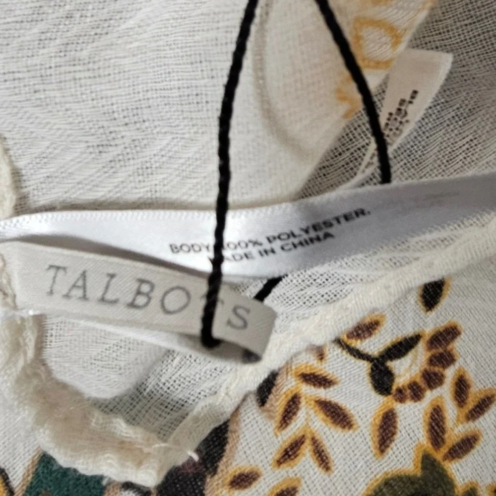 Talbots women paisley